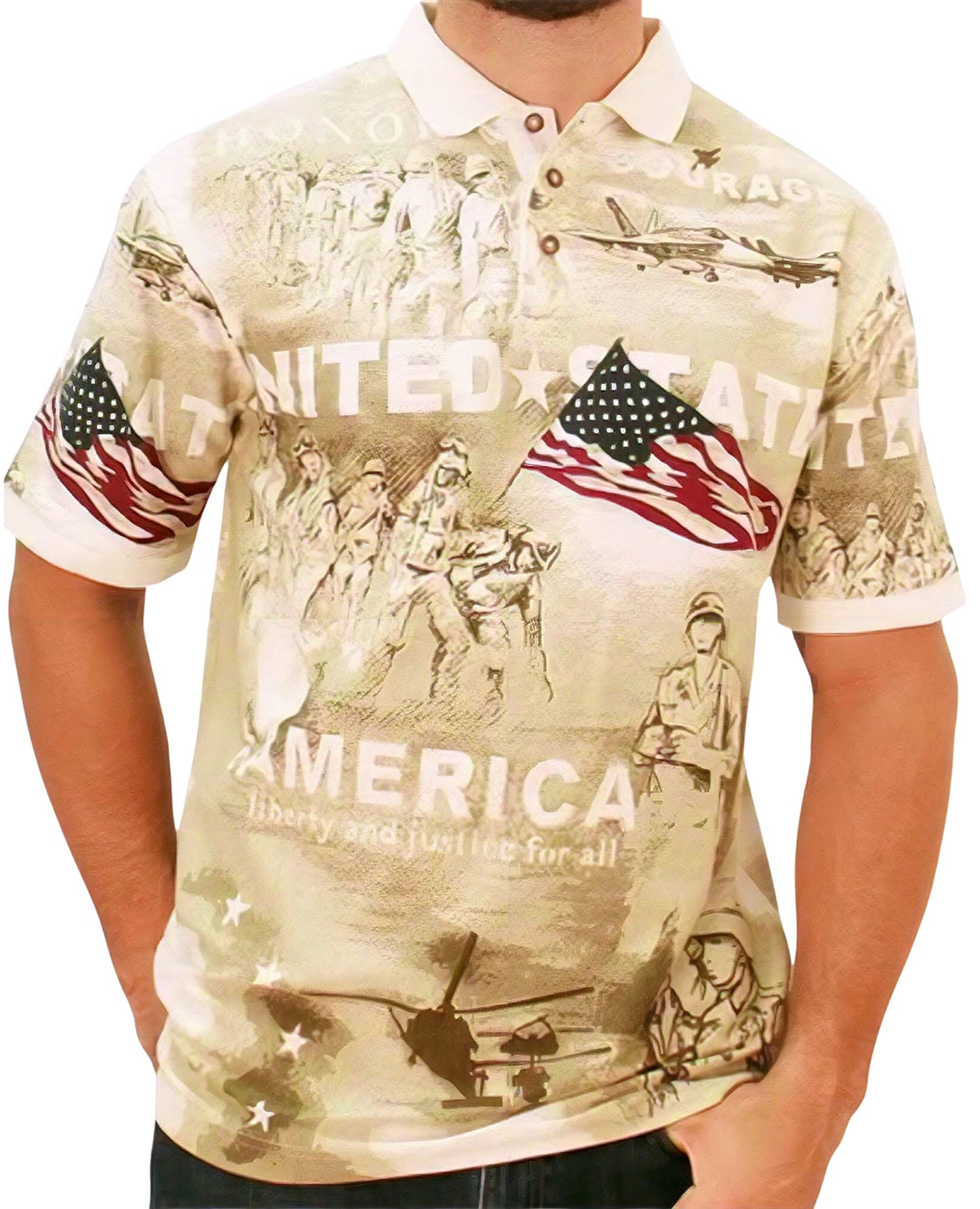 HOTAmerican Summer Flag Patriotic Eagle Shirt