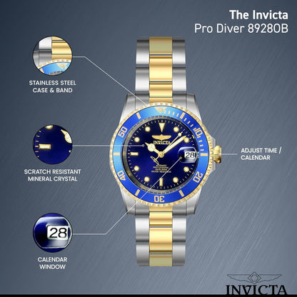 HOTInvicta Men's Pro Diver Collection Coin-Edge Automatic Watch