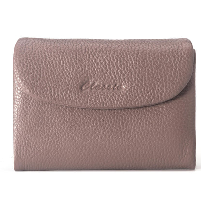 HOTWallet for Women [Genuine Leather] [Magnetic Closure], Large Capacity Female Ladies Bifold Wallet Card Holder, ID Window, Zipper Coin Pockets (Burgundy)