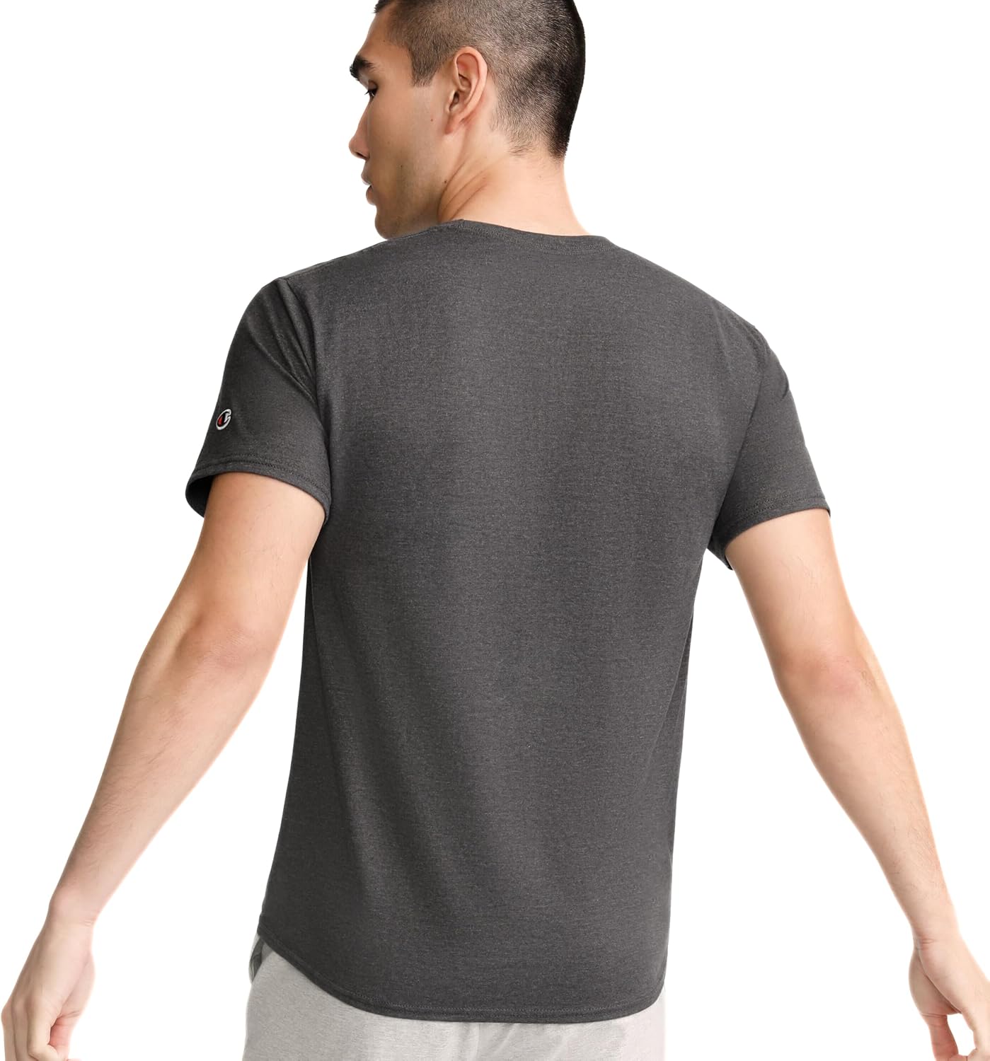 HOTChampion Men's Classic Short Sleeve T-Shirt, Standard Fit, Midweight 100% Cotton, Available in Regular and Big & Tall