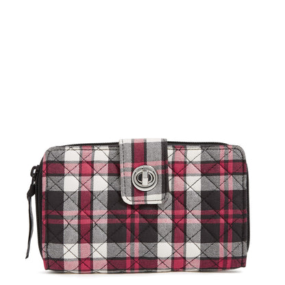HOTCotton Turnlock Wallet With Rfid Protection