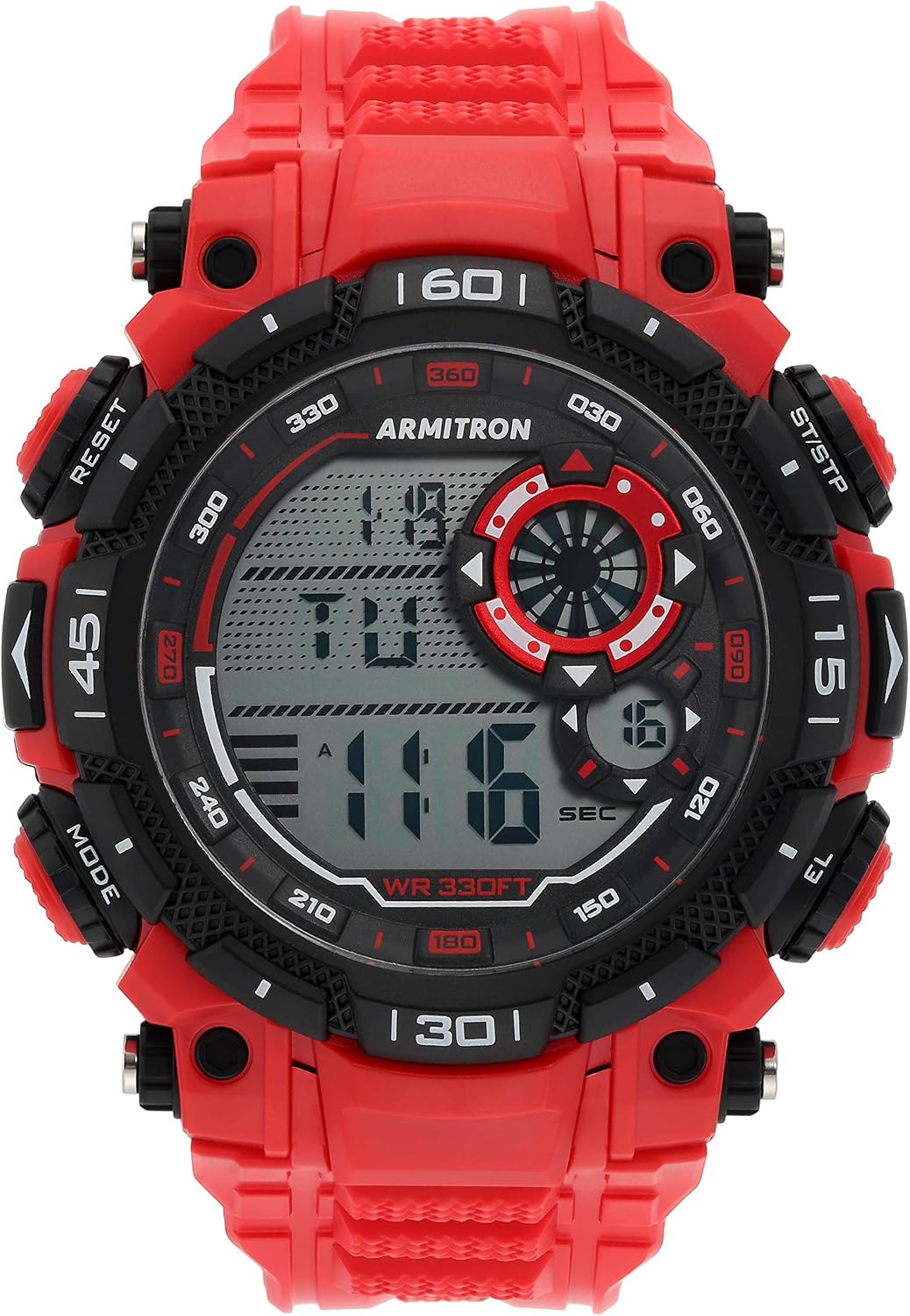 HOTArmitron Sport Men's Digital Chronograph Resin Strap Watch, 40/8397
