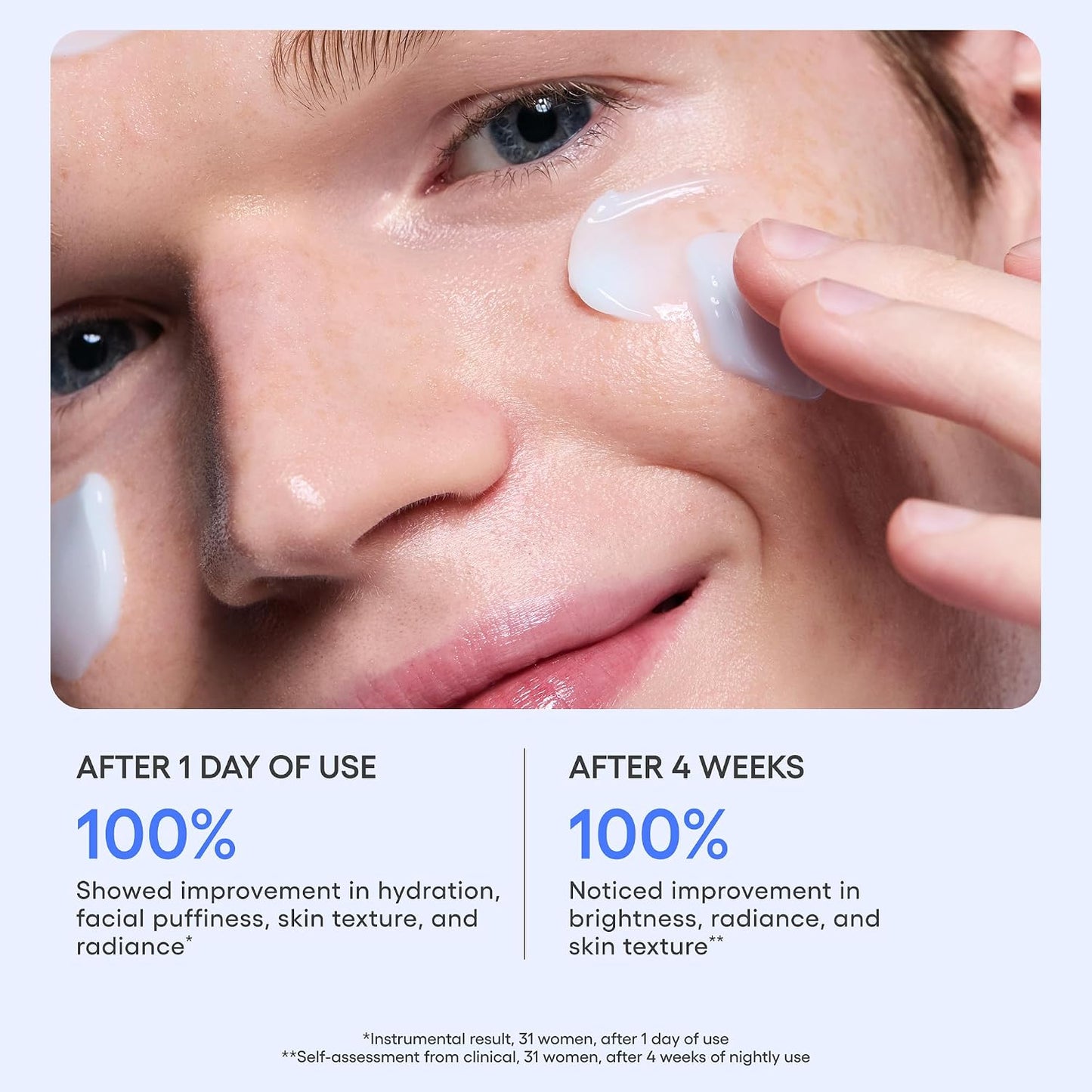 HOTWater Sleeping Mask: Hydrating Korean Overnight Face Mask with Hyaluronic Acid Blend & Niacinamide, for Deep Hydration, Glowing Skin & Barrier Support | Korean Skin Care