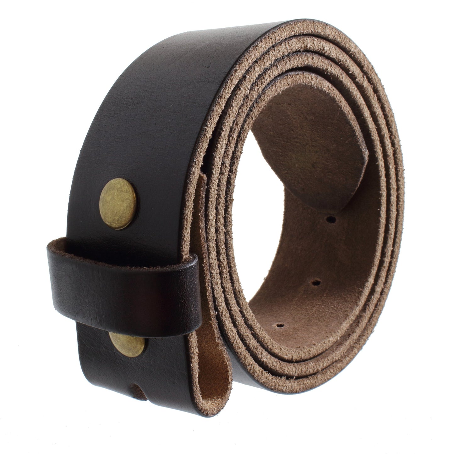 HOTGelante Genuine Full Grain Leather Belt Strap without Belt Buckle