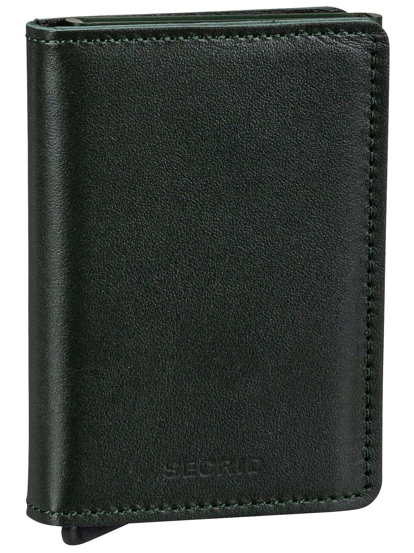 HOTSecrid Slim Wallet Original Leather With Rfid Safe Card Case