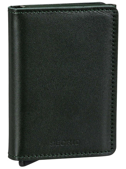 HOTSecrid Slim Wallet Original Leather With Rfid Safe Card Case