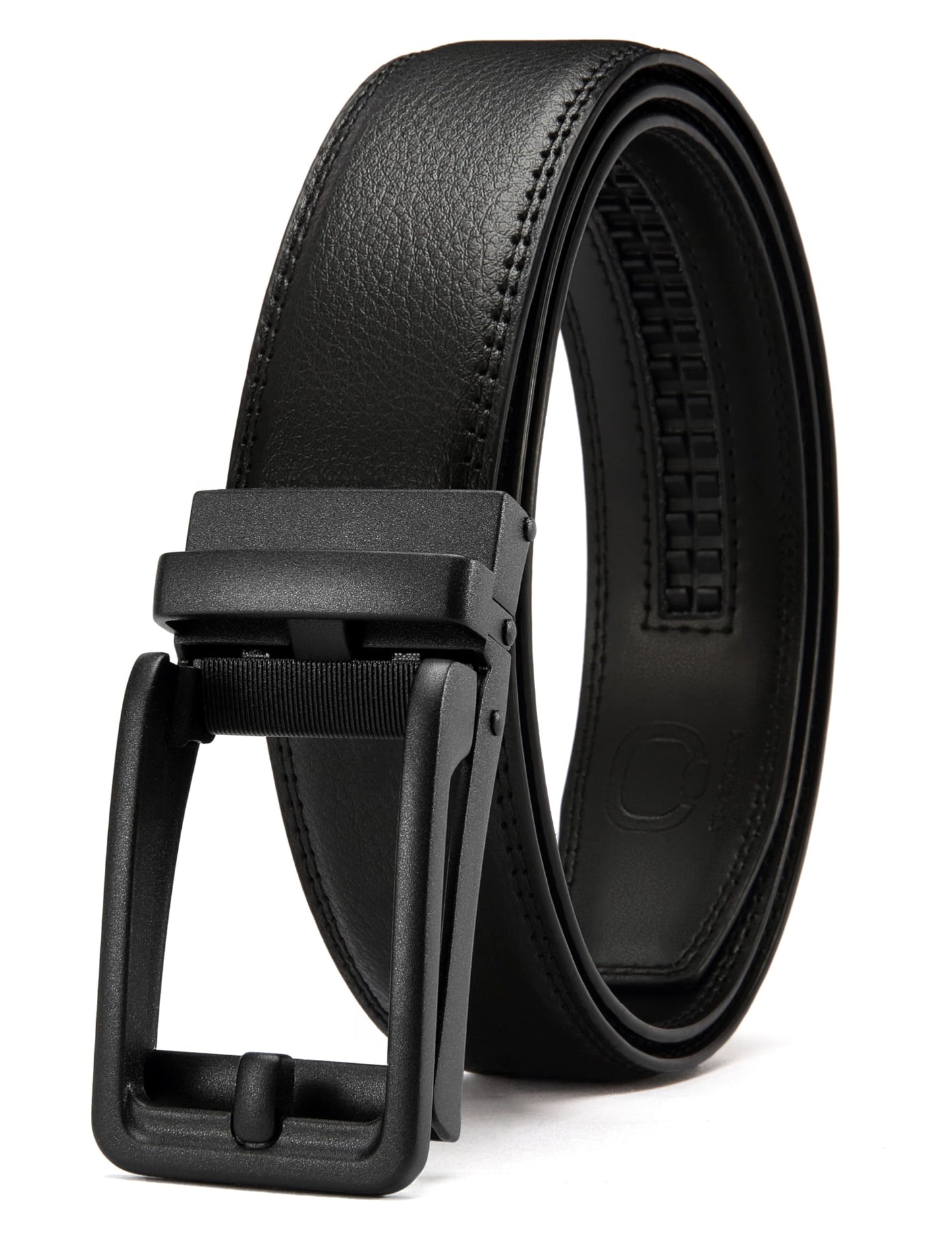 HOTCHAOREN Click Belts for Men - Mens Ratchet Belt 1 3/8" for Dress Pants - Perfect Companion to Men's Oxfords