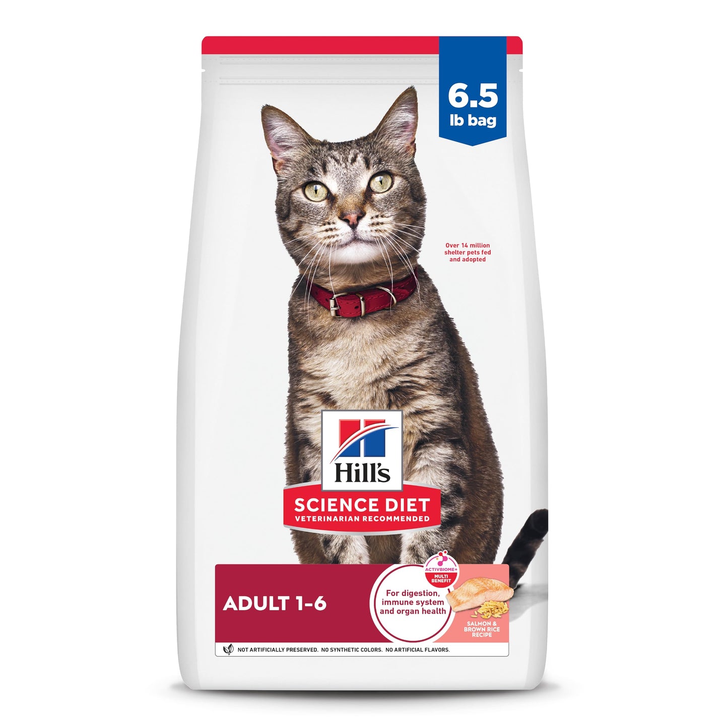 HOTHill's Science Diet Adult 1-6 Dry Cat Food | #1 Veterinarian Recommended, Chicken Recipe, 7 lb. Bag