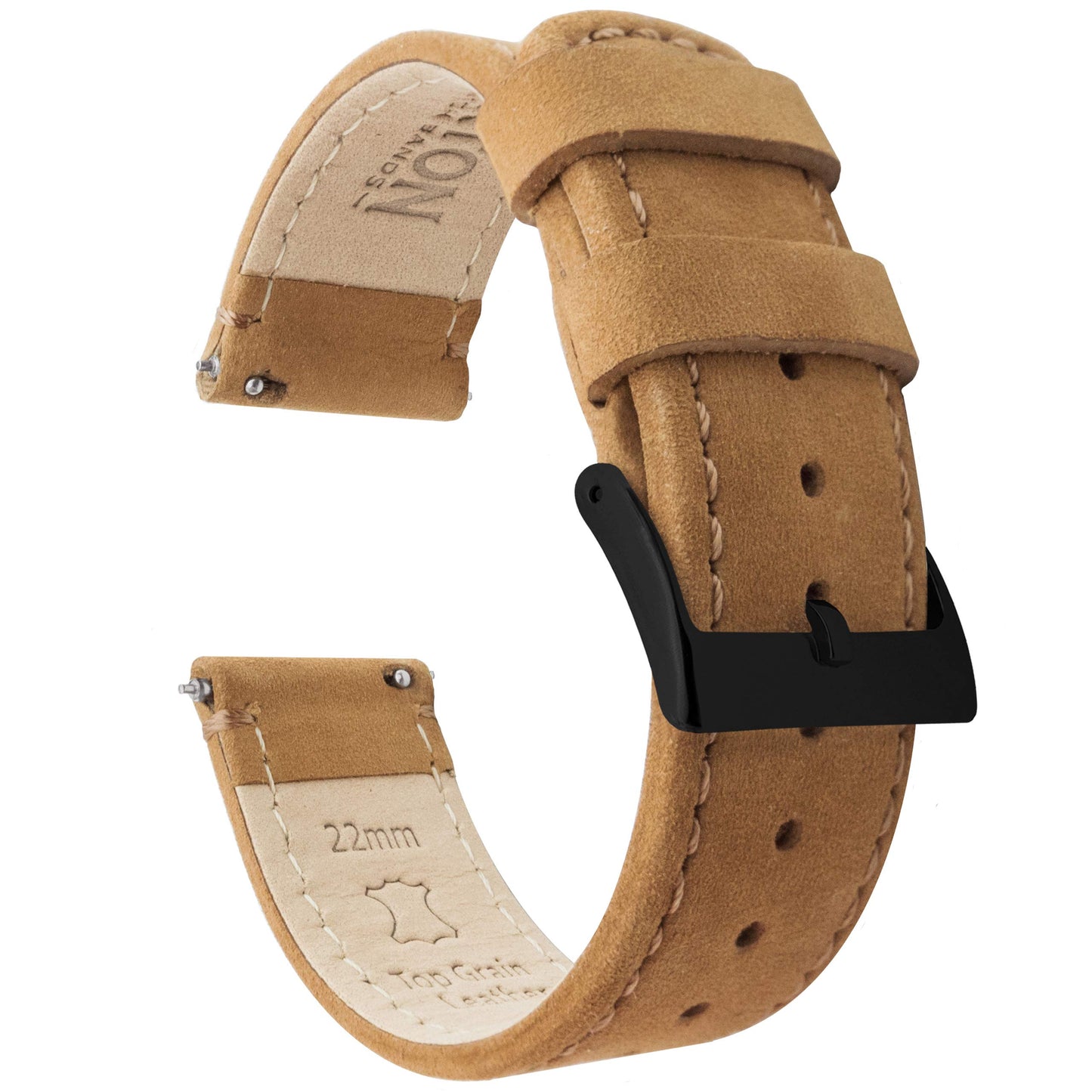 HOTBARTON WATCH BANDS - Top Grain Leather Watch Bands Compatible with Apple Watch Models - 1, 2, 3, 4, 5, 6, 7, 8, 9, 10, SE, Ultra & Ultra 2