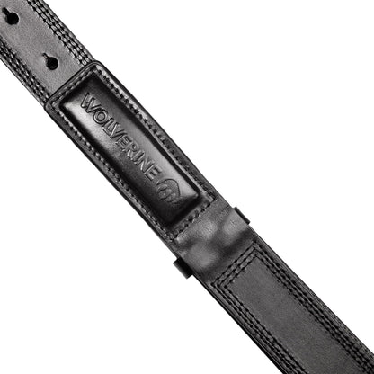 HOTWolverine Men's Full Grain Leather Belt | Heavy Duty | Utility | Tactical | Rugged | Durable | Metal Buckle