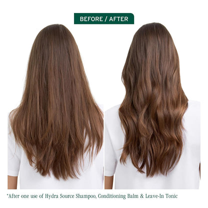 HOTBiolage Hydra Source Shampoo - For Fine to Medium Hair, Softens, Moisturizes & Adds Shine, For Dry Hair, Infused with Micro-Filtered Aloe Vera & Fermented Hyaluronic Acid, Vegan & Paraben-Free