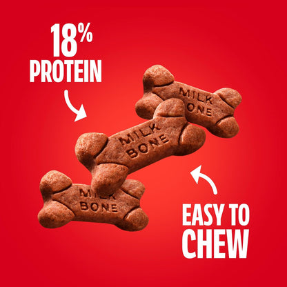 HOTMilk-Bone Soft & Chewy Dog Treats, Made with Real Beef & Filet Mignon, 25 Ounce Canister