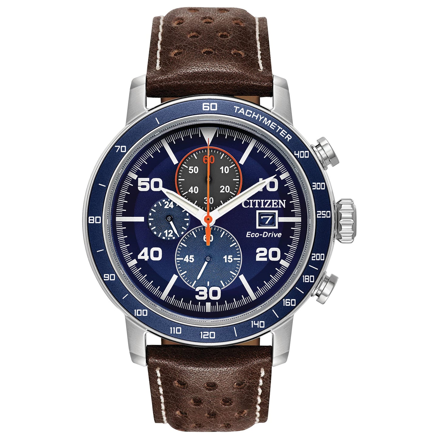 HOTCitizen Men's Eco-Drive Weekender Brycen Chronograph Watch in Stainless Steel