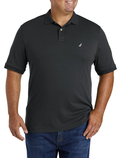 HOTNautica Men's Classic Fit Short Sleeve Dual Tipped Collar Polo Shirt