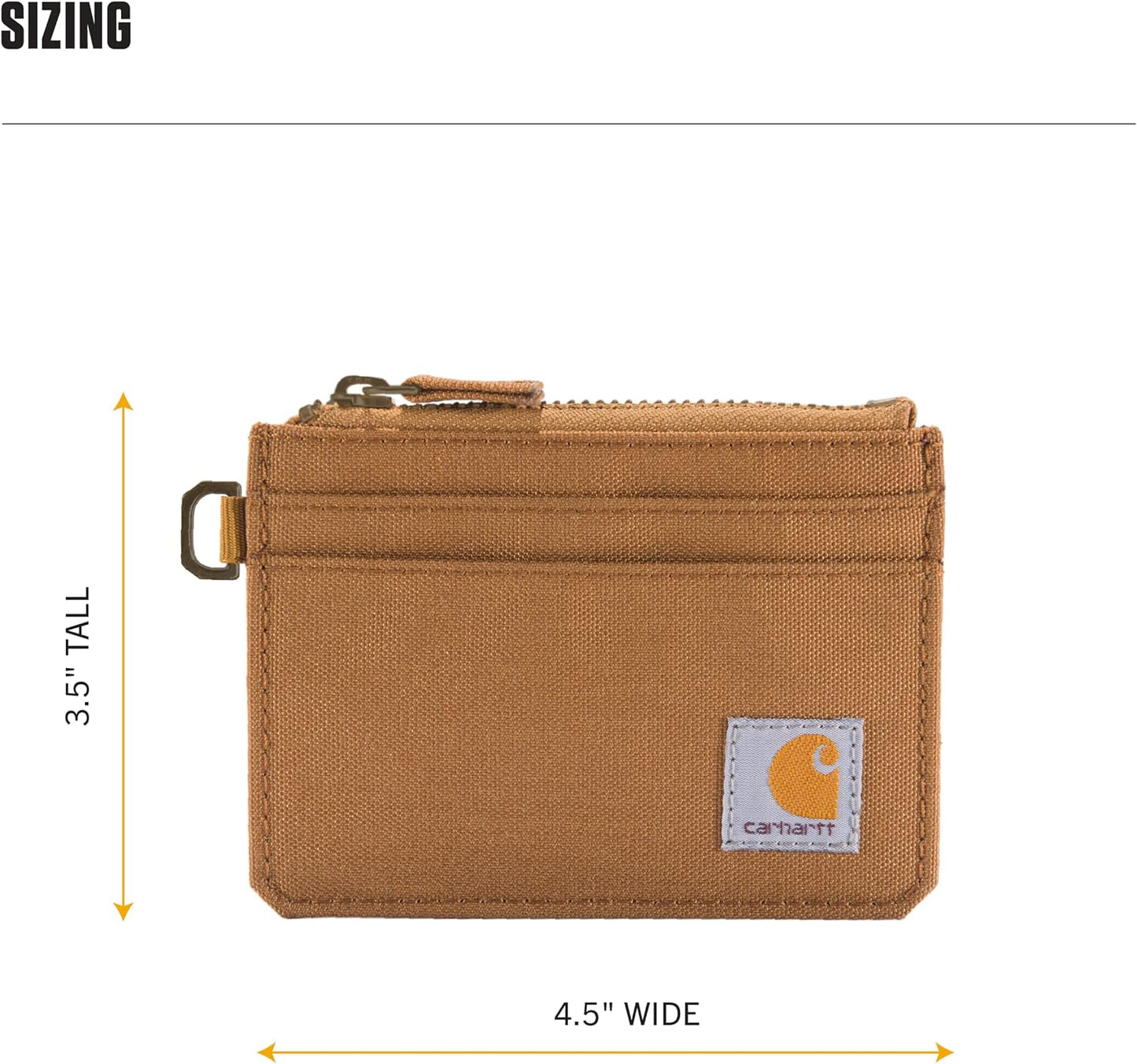HOTCarhartt Womens 700D Nylon Duck Zippered Wallets, Bifold and Card Keeper Options