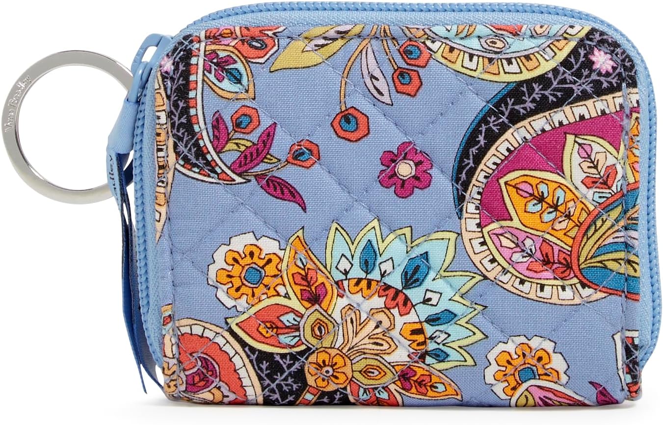 HOTVera Bradley womens Cotton Petite Zip-around Wallet With Rfid Protection
