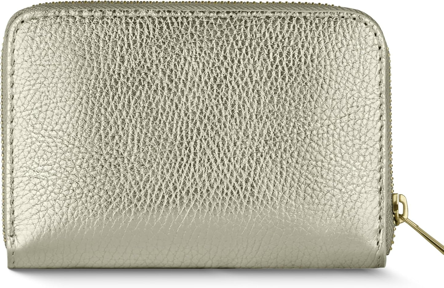 HOTMetallic Calf Leather Wallet