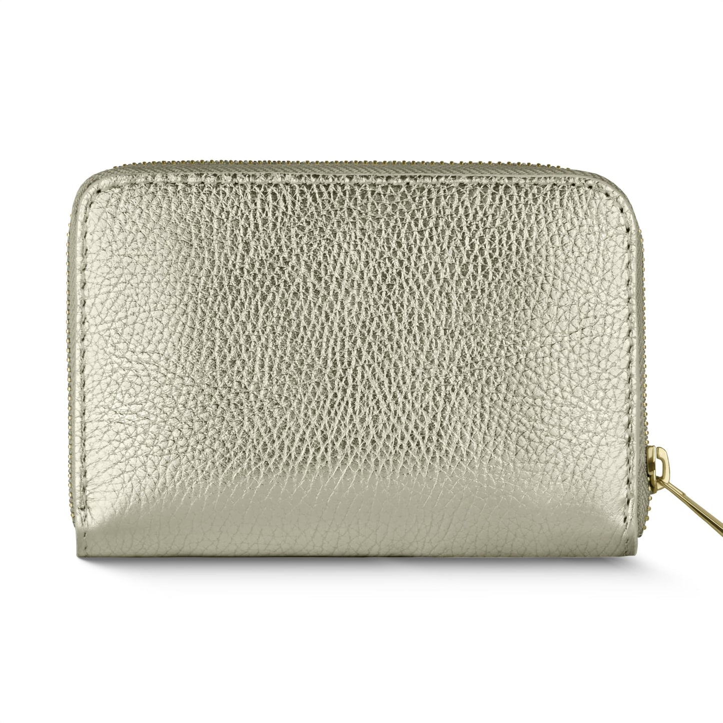 HOTMetallic Calf Leather Wallet