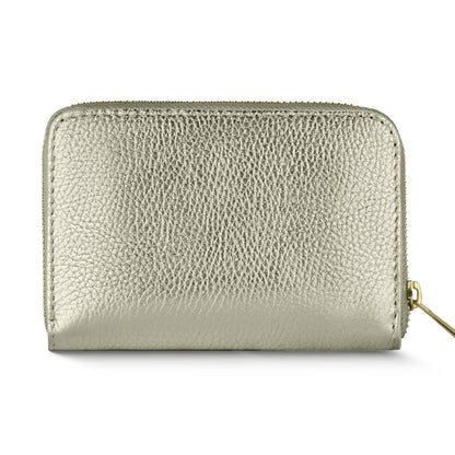 HOTMetallic Calf Leather Wallet