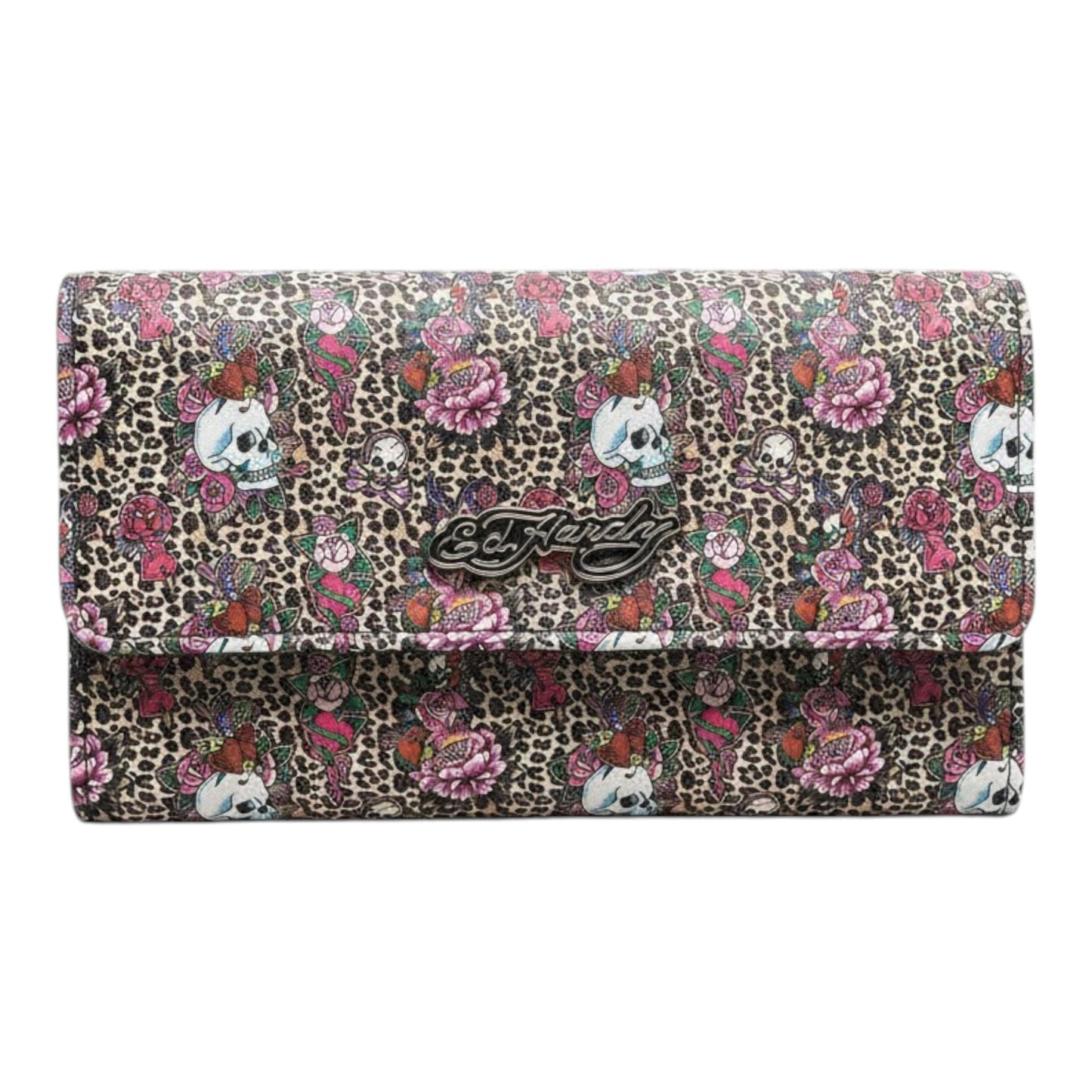 HOTED HARDY Women's Trifold Wallet with Multicompartment Storage EHW193 (Pink/White)