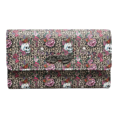 HOTED HARDY Women's Trifold Wallet with Multicompartment Storage EHW193 (Pink/White)