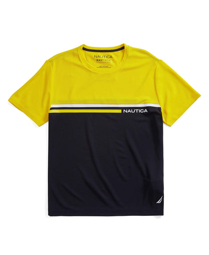 HOTNautica Men's Nautica Men's Navtech Colorblock Tee