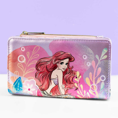 HOTLoungefly x Disney The Little Mermaid Ariel Soft Floral Wallet