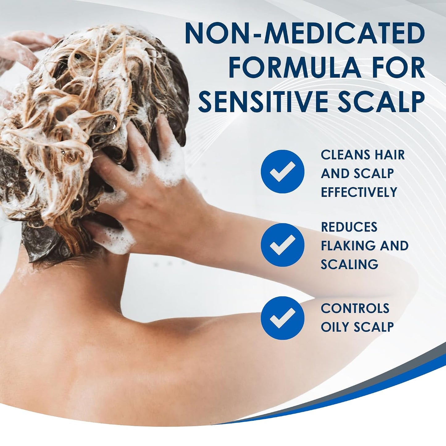HOTVanicream Shampoo, 12 Fl Oz, Formulated without Common Irritants for Sensitive Skin, Gentle, Clarifying Shampoo, Helps Remove Oil, Flaking and Build-Up, Dermatologist Tested