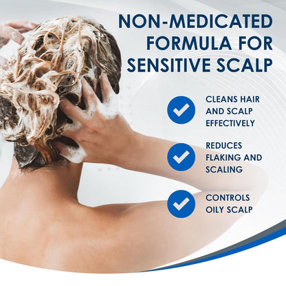 HOTVanicream Shampoo, 12 Fl Oz, Formulated without Common Irritants for Sensitive Skin, Gentle, Clarifying Shampoo, Helps Remove Oil, Flaking and Build-Up, Dermatologist Tested