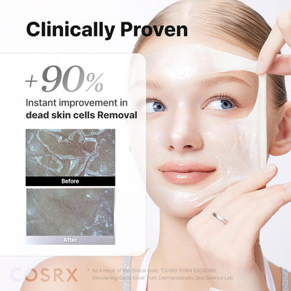 HOTCOSRX PDRN EXOSOME Glaze Wrapping Mask with SALMON DNA PDRN, +123% Skin Hydration, Instant Glow, Easy Peel-Off Overnight Mask, Elasticity & Firmness Care, Korean Skin Care, 1.69 fl. Oz