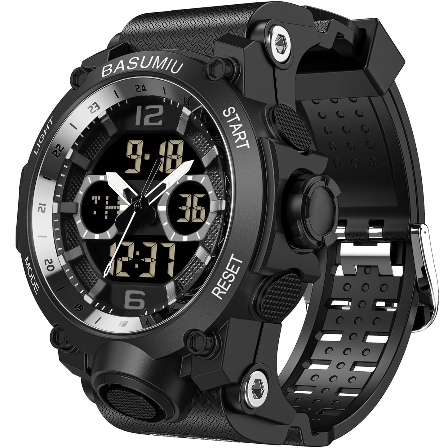 HOTGold Military Dive Tactical Digital Man Watches for Men Nice Luxury Waterproof Diver Mens Watches Work Black Sports