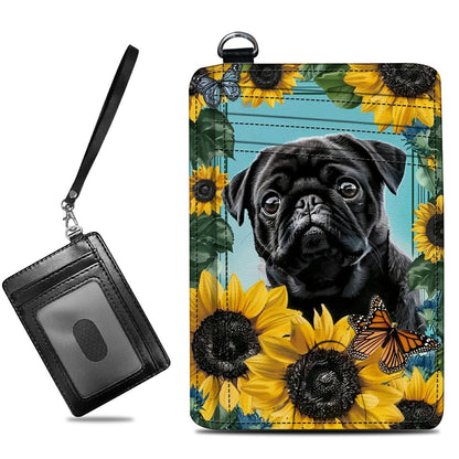 HOTCute Credit Card Holder with Zipper, Crow Skull RFID-Blocking Card Case Small Wallet for Women Men, Multi-slot Card Organizer Case Travel Accordion Wallet