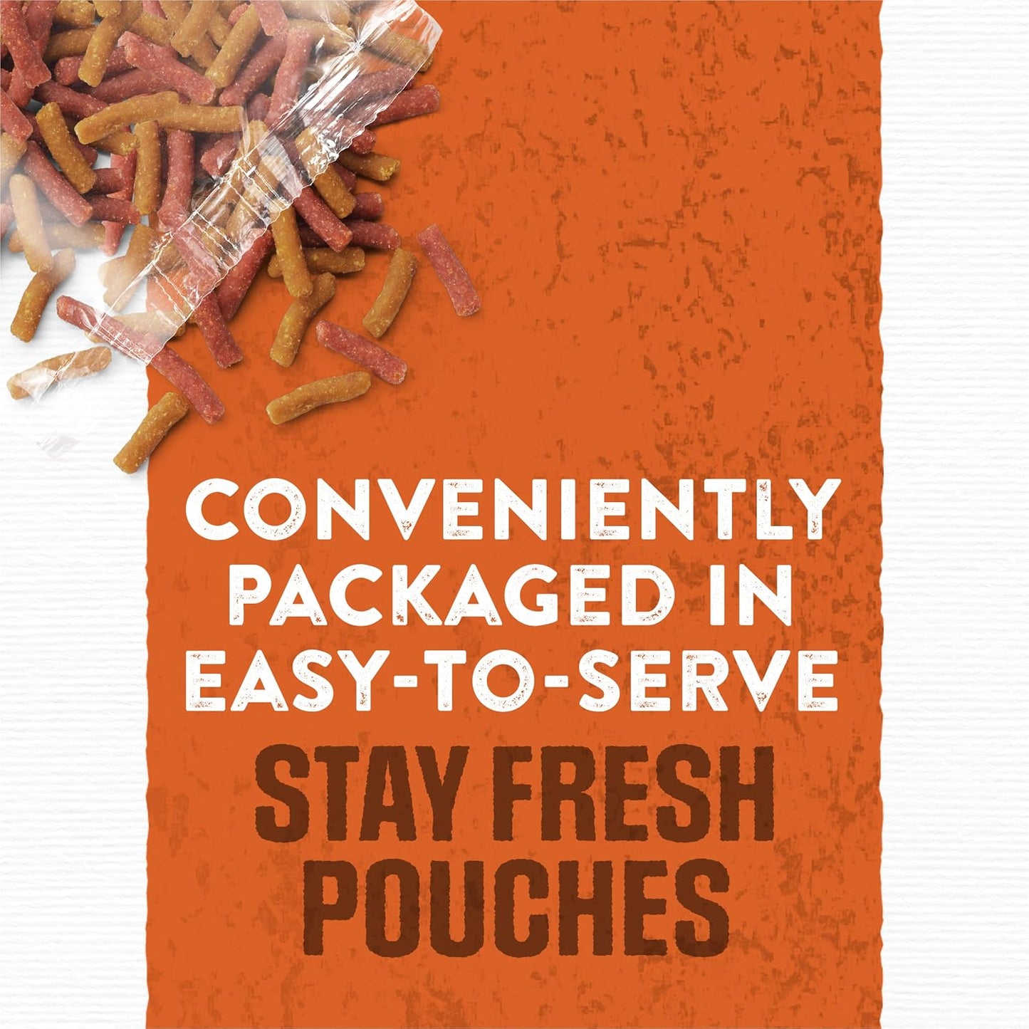 HOTPurina Moist and Meaty Burger With Cheddar Cheese Flavor Dry Soft Dog Food Pouches - 36 ct. Pouch
