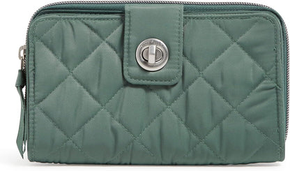 HOTVera Bradley Women's Performance Twill Turnlock Wallet With RFID Protection