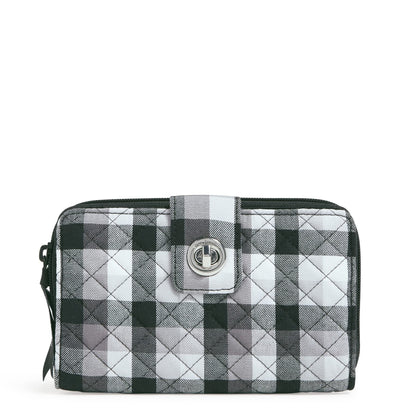 HOTCotton Turnlock Wallet With Rfid Protection