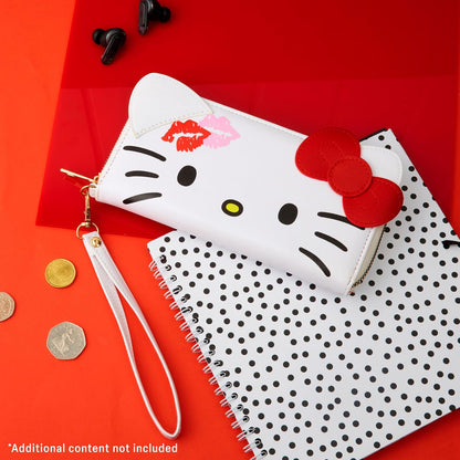 HOTHello Kitty Womens Wallet, Zip-Around Purse with Card Slots and Coin Pocket