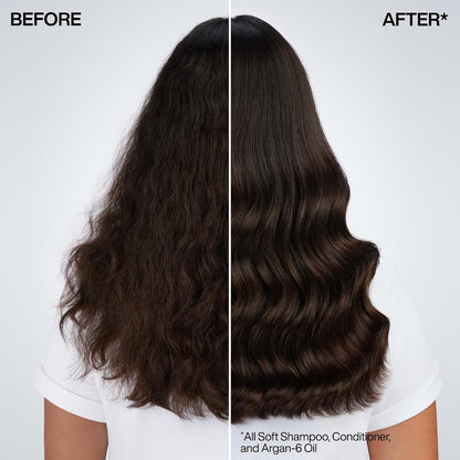 HOTRedken All Soft Conditioner - Moisturizes & Hydrates Dry, Brittle Hair, Softens, Smooths & Adds Hair Shine, Conditioner & Detangler