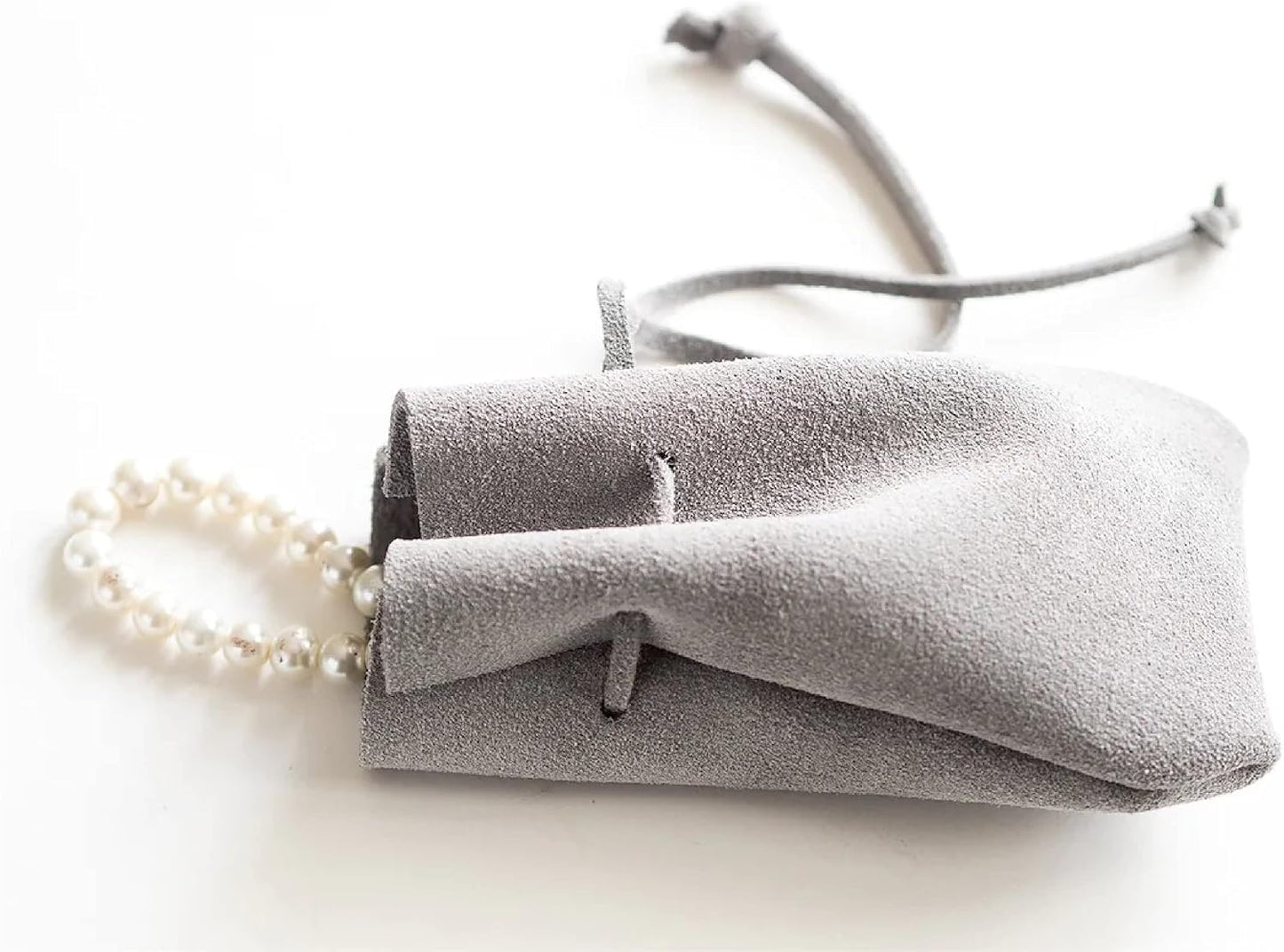 HOTCustom Jewelry Pouch, Suede Accessory Drawstring Bag, Jewellery Travel Case, Engagement Bands, Coin Purse, Wedding Party Gift for Bridesmaid