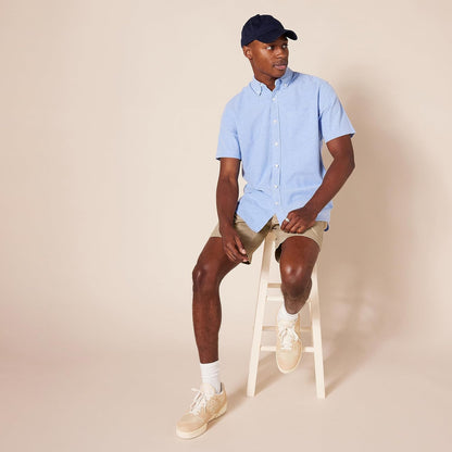 HOTAmazon Essentials Men's Short-Sleeve Oxford Shirt with Pocket