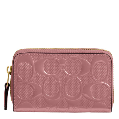 HOTCoach Womens Boxed Essential Small Zip Around Card Case Black One Size