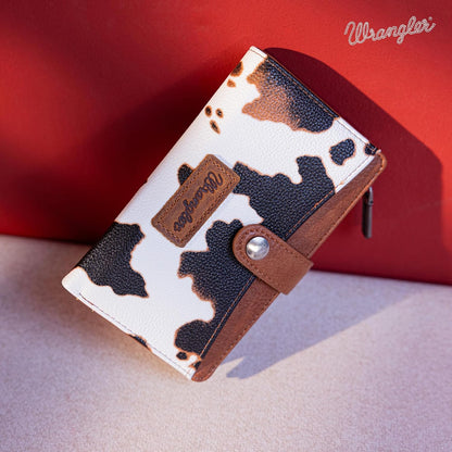 HOTWrangler Wallet for Women Bifold Card Holder with Zipper and ID Window