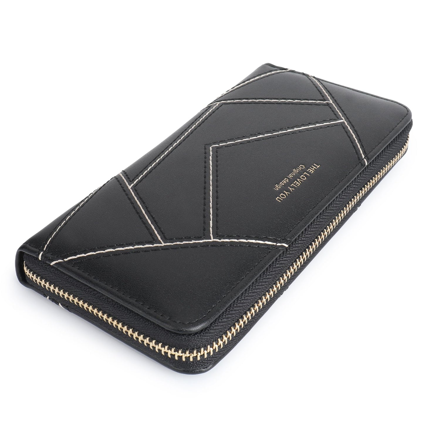 HOTLuxury Women Wallet With Cell Phone Pouch,Card Slots,Zip Pocket | Green Elegant Clutch Ladies Wallets,Soft PU Leather,Waterproof,Cards Organization For Women,Ladies,Daily,Travel