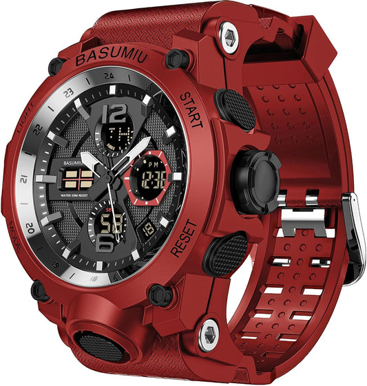 HOTGold Military Dive Tactical Digital Man Watches for Men Nice Luxury Waterproof Diver Mens Watches Work Black Sports