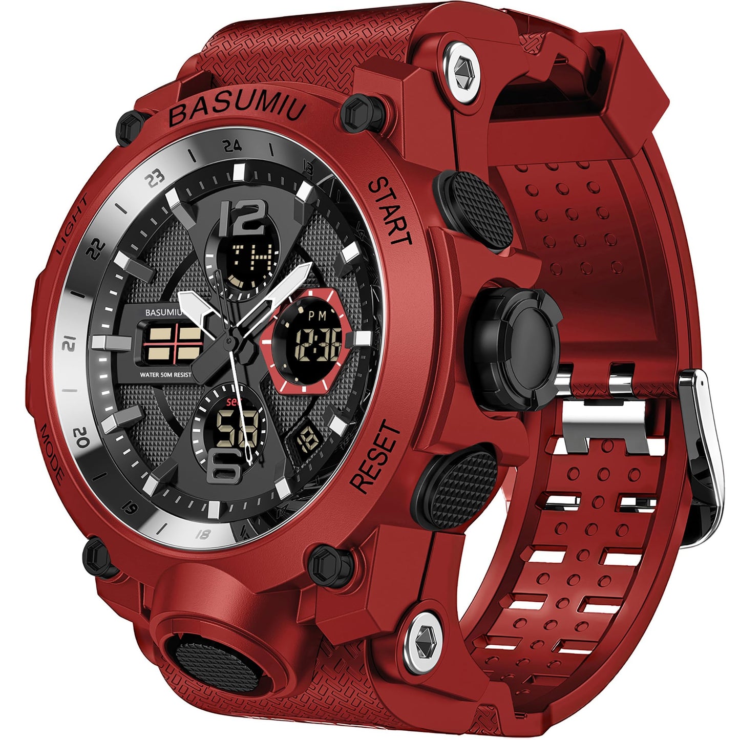 HOTGold Military Dive Tactical Digital Man Watches for Men Nice Luxury Waterproof Diver Mens Watches Work Black Sports