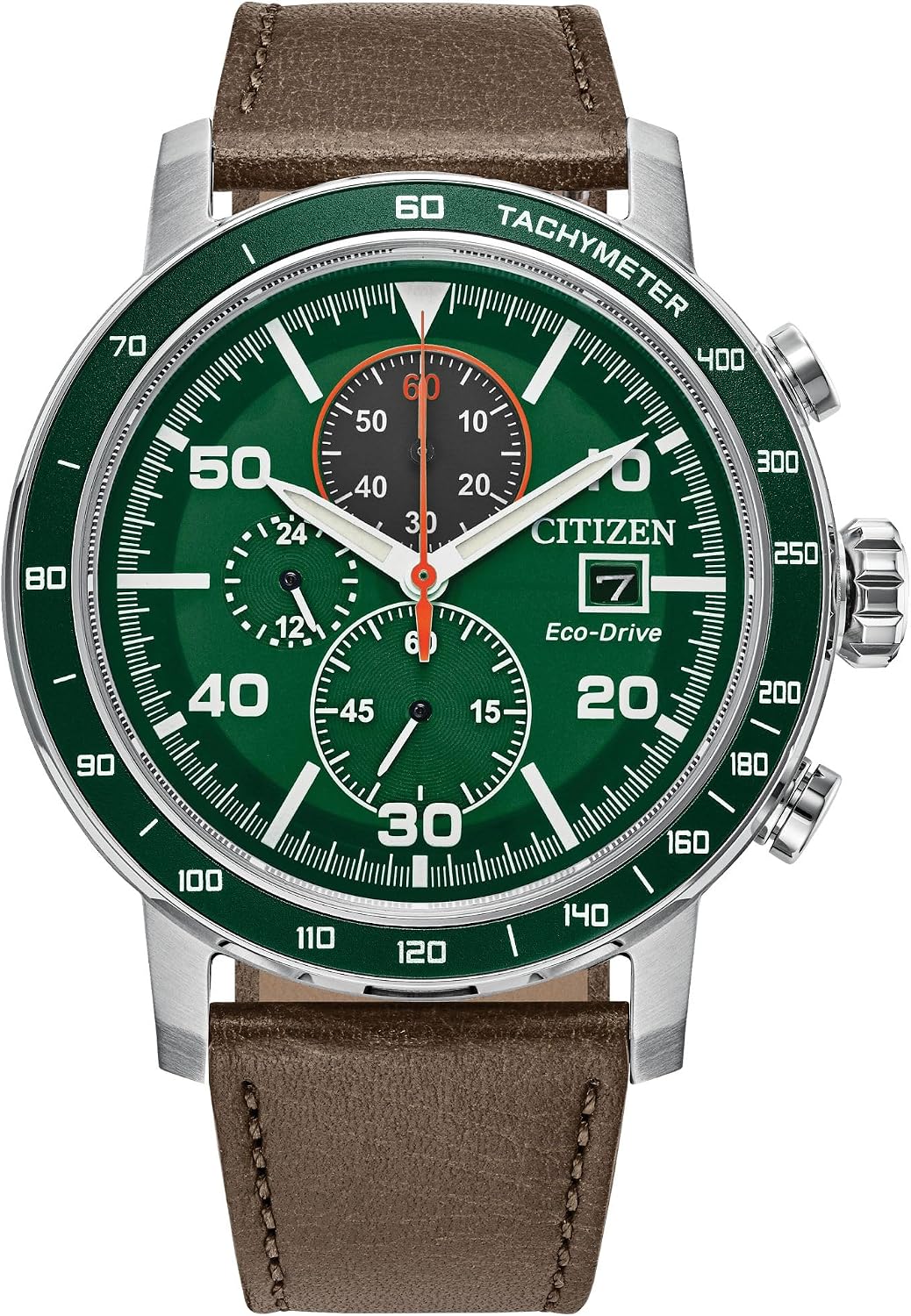 HOTCitizen Men's Eco-Drive Weekender Brycen Chronograph Watch Stainless Steel Case