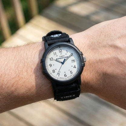 HOTTimex Men's Expedition Camper Nylon/Leather Strap Watch
