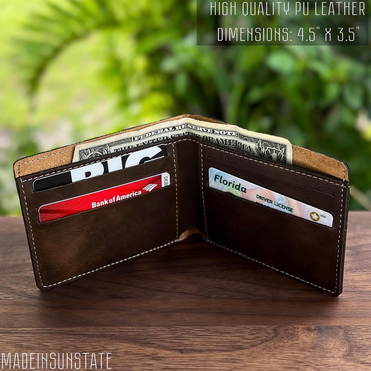 HOTPsalm 46:10 Be Still Theme Wallet | Thoughtful Gift for Dad, Sister, Best Friend | Birthday, Easter, Baptism Present