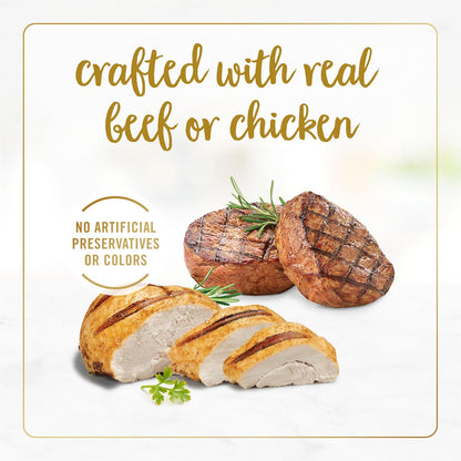 HOTPurina Fancy Feast Chicken and Beef Classic Pate Collection Grain Free Wet Cat Food Variety Pack - (Pack of 24) 3 Oz. Pull-Top Cans