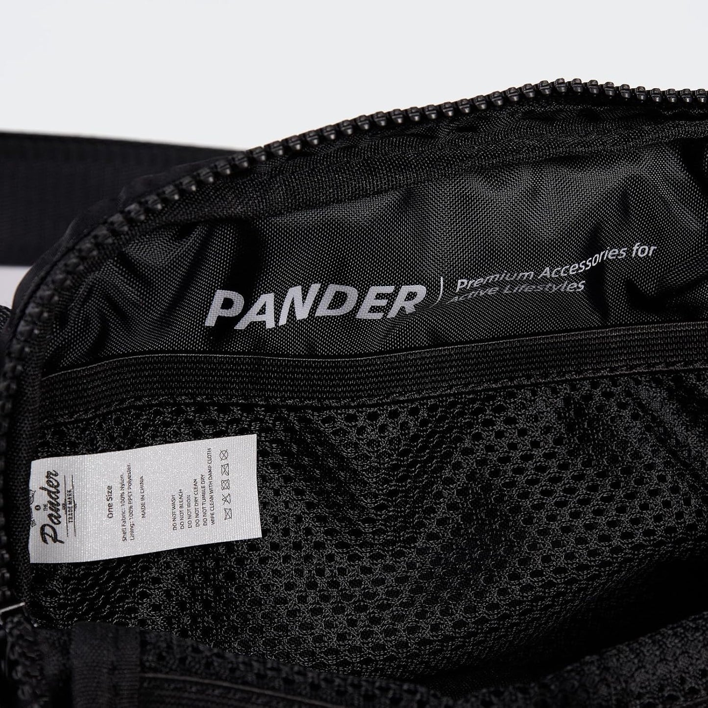 HOTPander Two Way Zipper Fanny Pack Nylon Everywhere Belt Bag for Women, Water Repellent Waist Packs, Crossbody Bags with Adjustable Strap (Black).