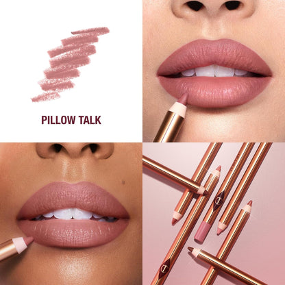 HOTCharlotte Tilbury Lip Cheat Lip Liner Pencil - Gives Lips a Fuller-Looking, Defined Pout - Enriched with Jojoba Oil & Hyaluronic Acid - Waterproof, Smudge-Proof & Transfer-Proof